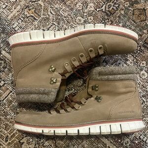 Cole Haan Men's Tan and Brown Boots